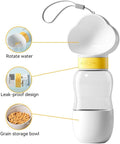Dog drinking from ThirstPets portable water bottle bowl