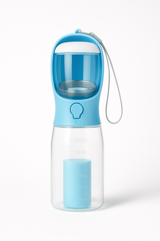 ThirstPets™  Premium Leak-Proof 3-in-1 Pet Water Bottle, Feeder & Poop Bag Dispenser