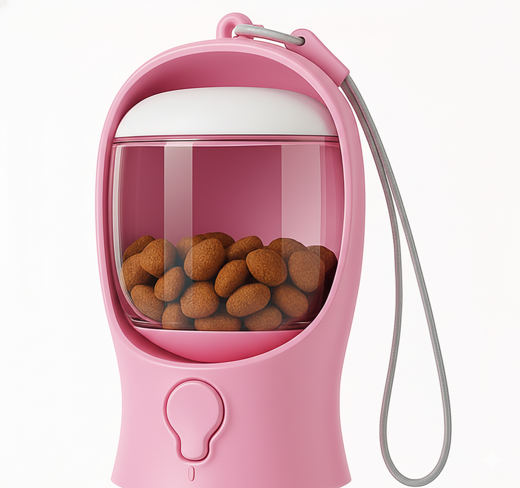 ThirstPets™  Premium Leak-Proof 3-in-1 Pet Water Bottle, Feeder & Poop Bag Dispenser