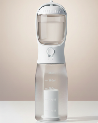 Leak-Proof 3-in-1 Dog Water Bottle - White