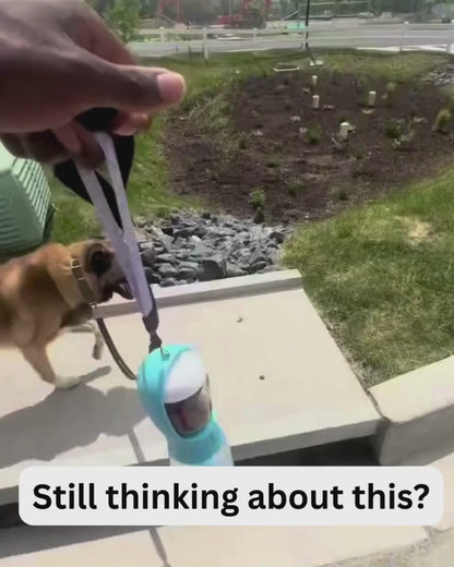 Leak-Proof 3-in-1 Dog Water Bottle in Action - See How It Works
